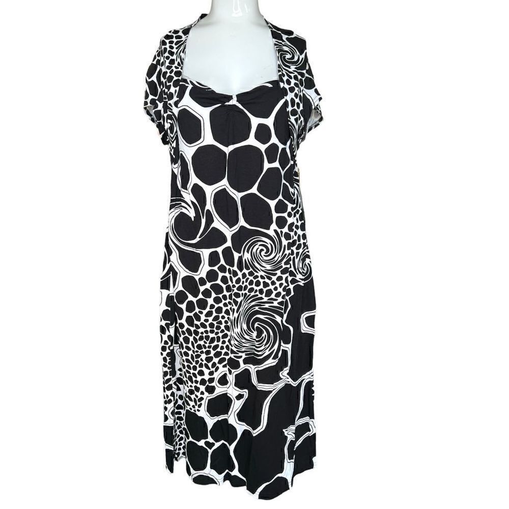 NWT Cartise size 12 black/white dress